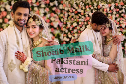 Shoaib Malik marries Pakistani actress Sana Javed